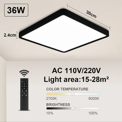 Modern LED Ceiling Light Ultrathin Decorative Light Bedroom Dining Room Living Room Indoor Home Light Waterproof Dustproof